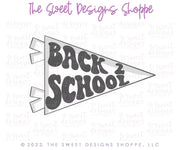 Cookie Cutters - Long Pennant - Cookie Cutter - The Sweet Designs Shoppe - TSDS - - ALL,back to school,Birthday,Cookie Cutter,flag,happybirthdday,Party,Plaque,Plaques,PLAQUES HANDLETTERING,Promocode,School,School / Graduation,school supplies,STL