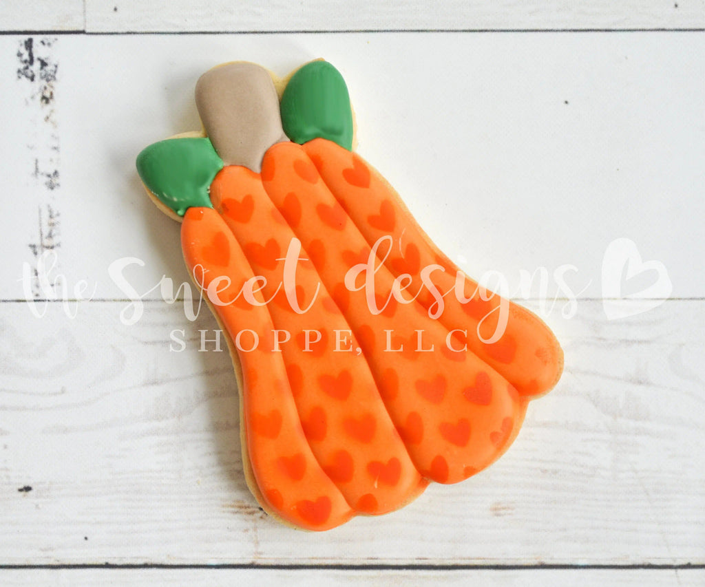 Cookie Cutters - Long Pumpkin Two v2- Cookie Cutter - The Sweet Designs Shoppe - - ALL, Cookie Cutter, Fall, Fall / Halloween, Fall / Thanksgiving, Food, Food & Beverages, Halloween, Promocode, Pumpkin, thanksgiving