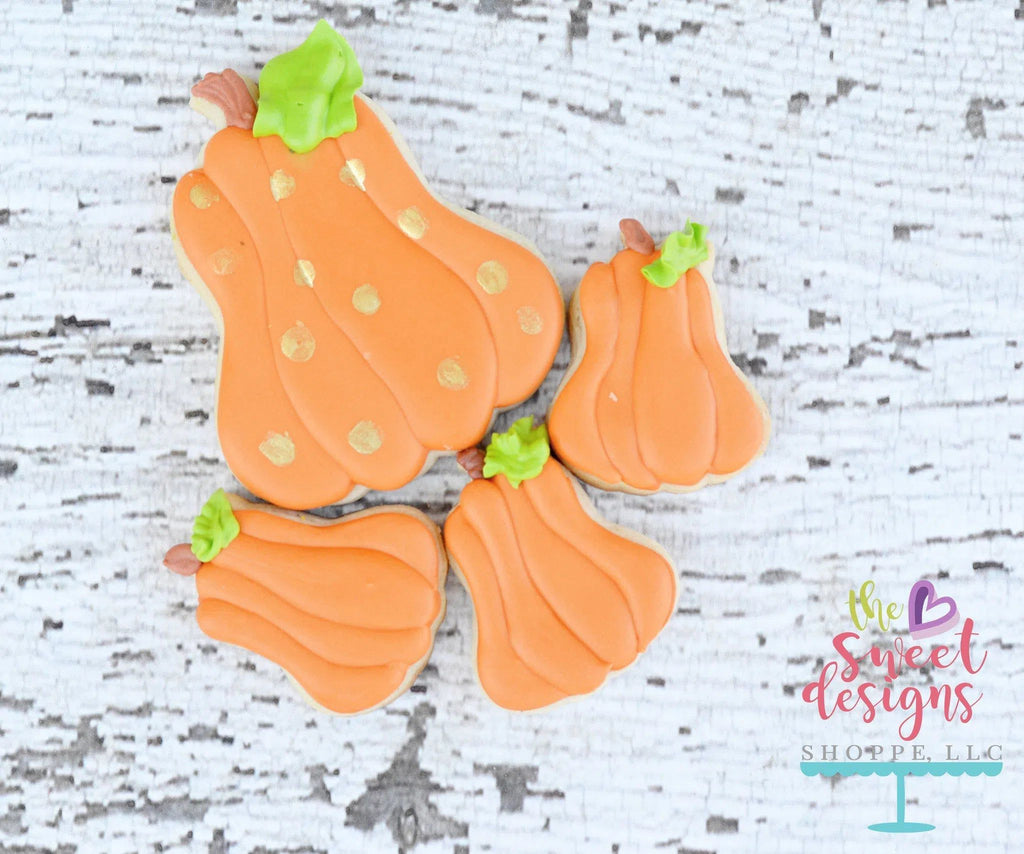 Cookie Cutters - Long Pumpkin v2- Cookie Cutter - The Sweet Designs Shoppe - - ALL, Cookie Cutter, Fall, Fall / Halloween, Fall / Thanksgiving, Food, Food & Beverages, Halloween, Promocode, thanksgiving