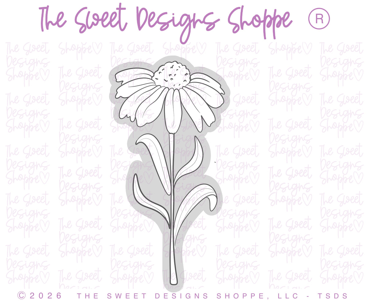 Cookie Cutters - Long Stem Daisy - Cookie Cutter - The Sweet Designs Shoppe - TSDS - - ALL,bouquet,Cookie Cutter,Easter / Spring,long stem daisy,long stem flowers,Mothers Day,Nature,Promocode,STL,Teacher Appreciation,teachers,Trees Leaves and Flowers