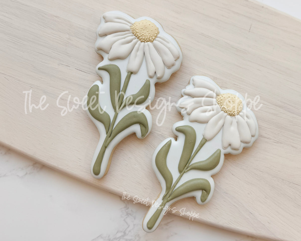 Cookie Cutters - Long Stem Daisy - Cookie Cutter - The Sweet Designs Shoppe - TSDS - - ALL,bouquet,Cookie Cutter,Easter / Spring,long stem daisy,long stem flowers,Mothers Day,Nature,Promocode,STL,Teacher Appreciation,teachers,Trees Leaves and Flowers