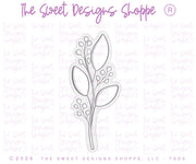 Cookie Cutters - Long Stem Eucalyptus - Cookie Cutter - The Sweet Designs Shoppe - TSDS - - ALL,bouquet,Cookie Cutter,Easter / Spring,long stem daisy,long stem flowers,Mothers Day,Nature,Promocode,STL,Teacher Appreciation,teachers,Trees Leaves and Flowers