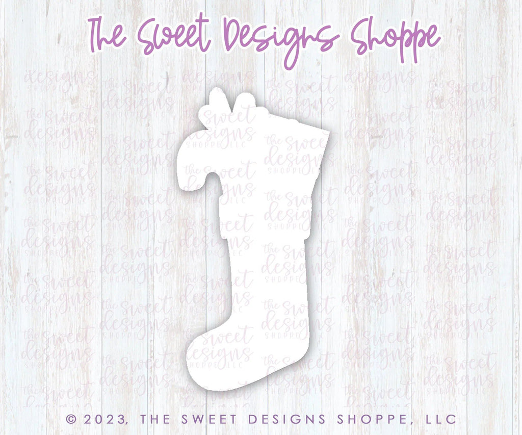 Cookie Cutters - Long Stocking with Candy Cane - Cookie Cutter - The Sweet Designs Shoppe - - advent, Advent Calendar, ALL, Christmas, Christmas / Winter, Christmas Cookies, Cookie Cutter, modern, Promocode