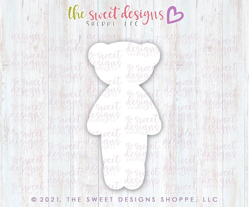 Cookie Cutters - Long Teddy Bear - Cookie Cutter - The Sweet Designs Shoppe - - Accesories, Accessories, accessory, ALL, Baby, Baby / Kids, Baby Bib, Baby Dress, Baby Swaddle, baby toys, Christmas, Christmas / Winter, Clothing / Accessories, Cookie Cutter, kids, Kids / Fantasy, Promocode, toy, toys