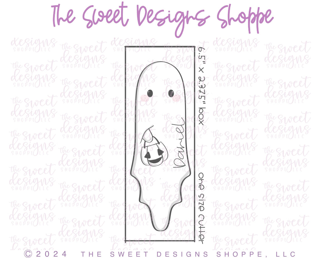 Cookie Cutters - Long Traditional Ghost - Cookie Cutter - The Sweet Designs Shoppe - One Size (5-3/4" Tall x 2" Wide) - ALL, Cookie Cutter, halloween, new, Promocode