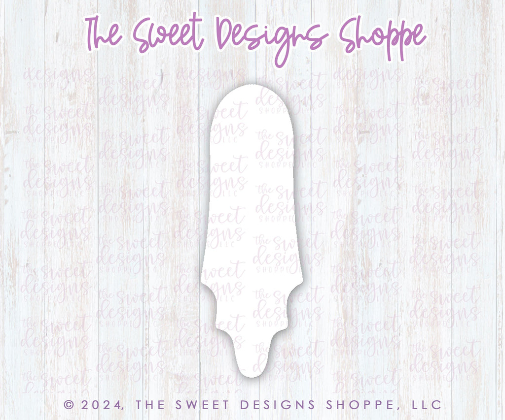 Cookie Cutters - Long Traditional Ghosts Pair Cookie Cutter Set - Set of 2 - Cookie Cutters - The Sweet Designs Shoppe - Set of 2 - One Size (5-3/4" Tall x 2" Wide) - ALL, Cookie Cutter, halloween, Halloween set, Halloween Sets, Mini Sets, new, Plaque, Plaques, PLAQUES HANDLETTERING, Promocode, regular sets, set