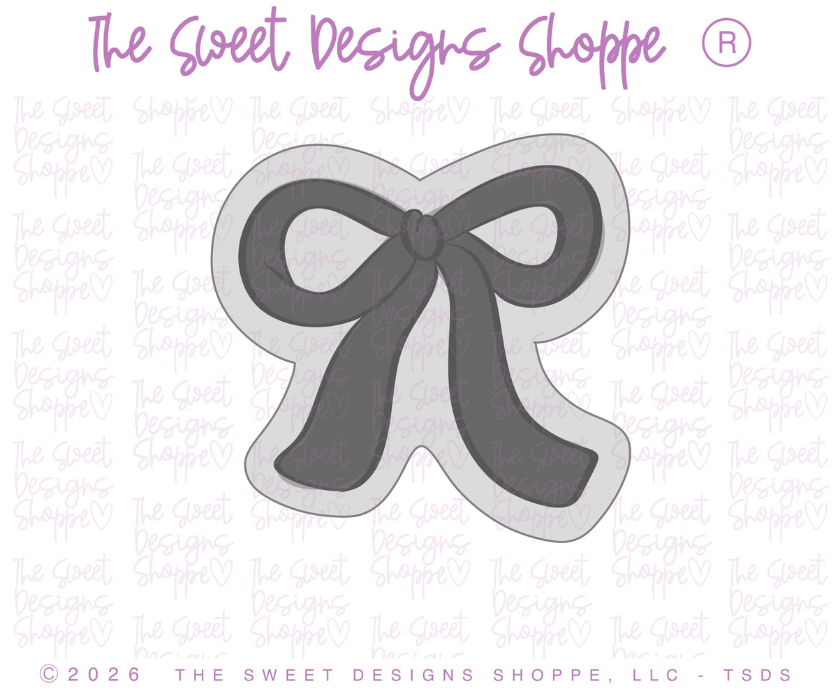 Cookie Cutters - Loopy Christmas Bow - Cookie Cutter - The Sweet Designs Shoppe - TSDS - - ALL,Bow,bows,Bowtiful joy plaque,Christmas,Christmas / Winter,christmas 2026,Christmas bow,Cookie Cutter,new,Promocode,STL