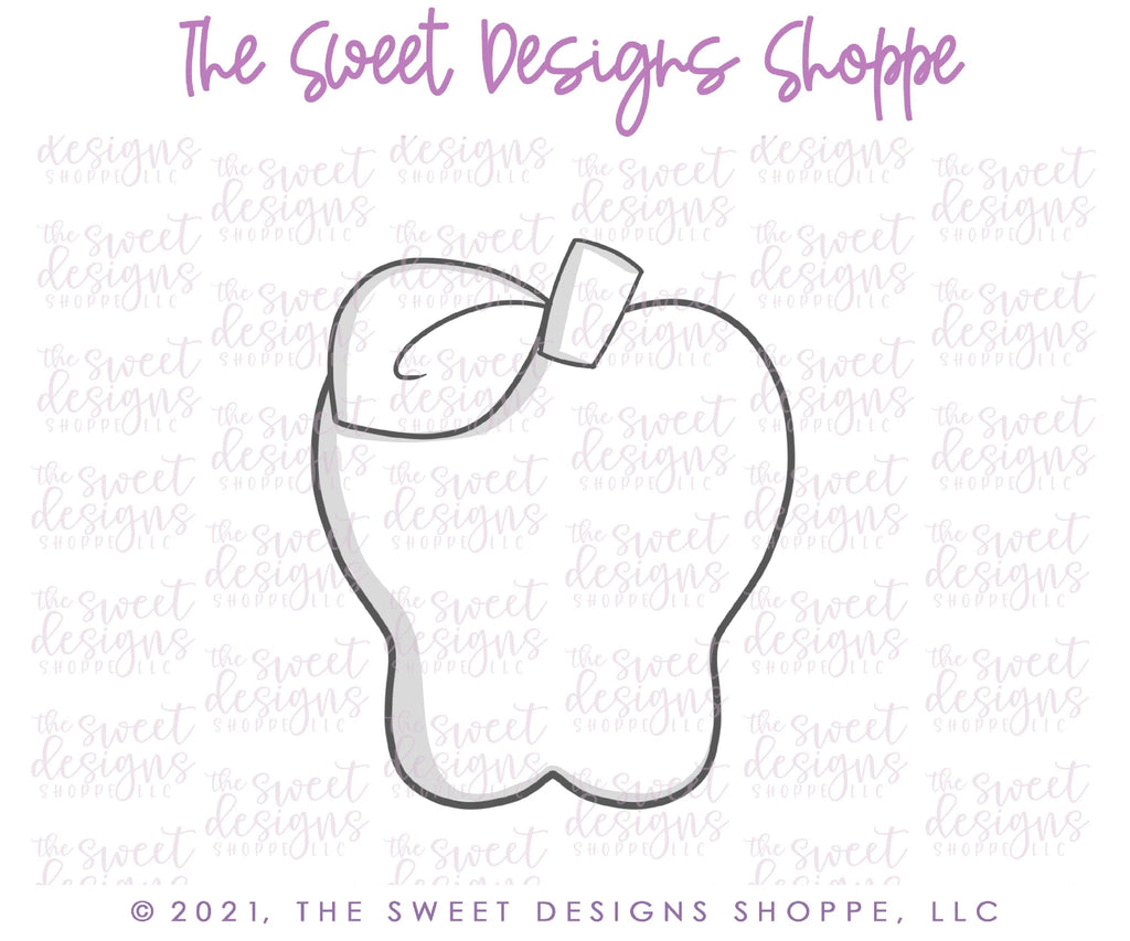 Cookie Cutters - Love Apple - Cookie Cutter - Sweet Designs Shoppe - - ALL, back to school, Cookie Cutter, Food, Food and Beverage, Food beverages, fruits, Fruits and Vegetables, Grad, graduations, Promocode, School, School / Graduation, School Bus, school supplies, teacher, teacher appreciation