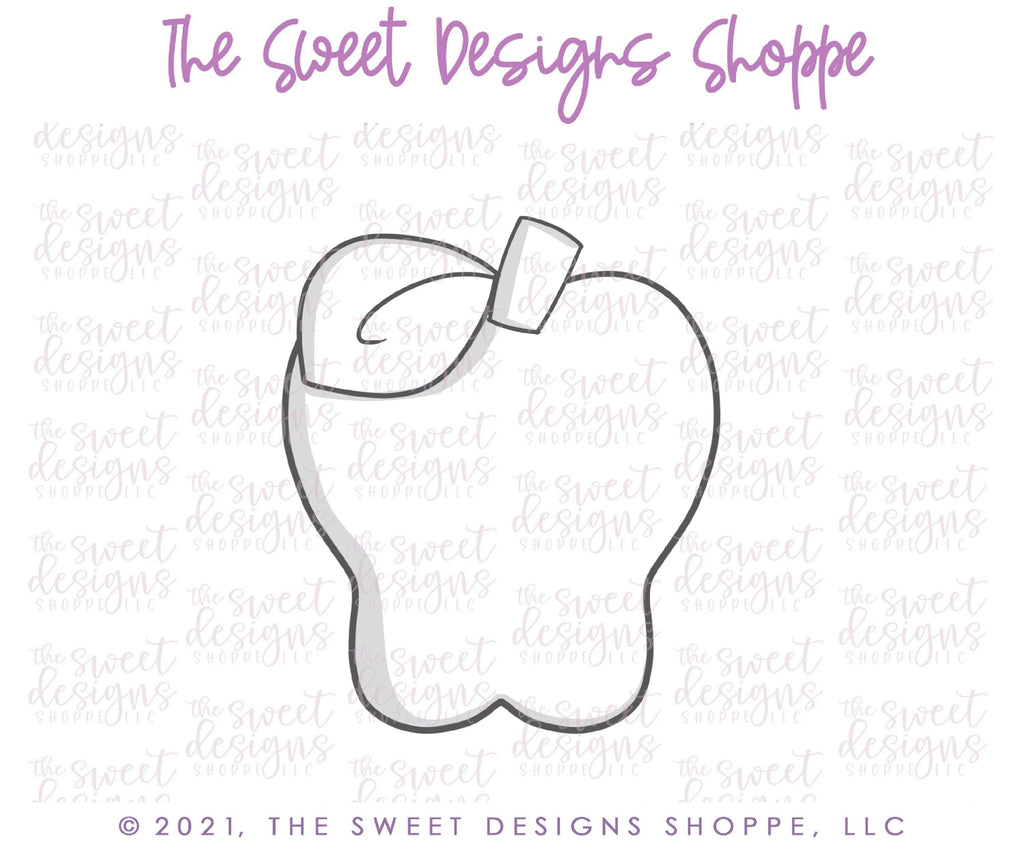 Cookie Cutters - Love Apple - Cookie Cutter - The Sweet Designs Shoppe - TSDS - - ALL,back to school,Cookie Cutter,Food,Food and Beverage,Food beverages,fruits,Fruits and Vegetables,Grad,graduations,Promocode,School,School / Graduation,School Bus,school supplies,teacher,teacher appreciation