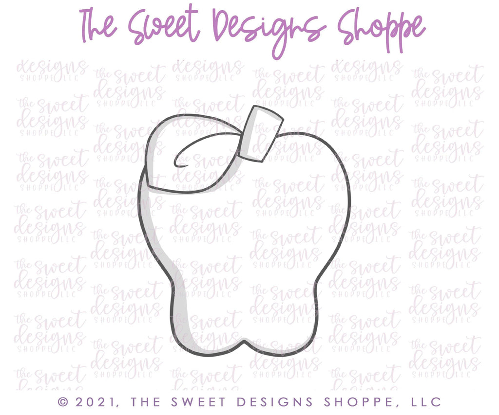 Cookie Cutters - Love Apple - Cookie Cutter - The Sweet Designs Shoppe - - ALL, back to school, Cookie Cutter, Food, Food and Beverage, Food beverages, fruits, Fruits and Vegetables, Grad, graduations, Promocode, School, School / Graduation, School Bus, school supplies, teacher, teacher appreciation