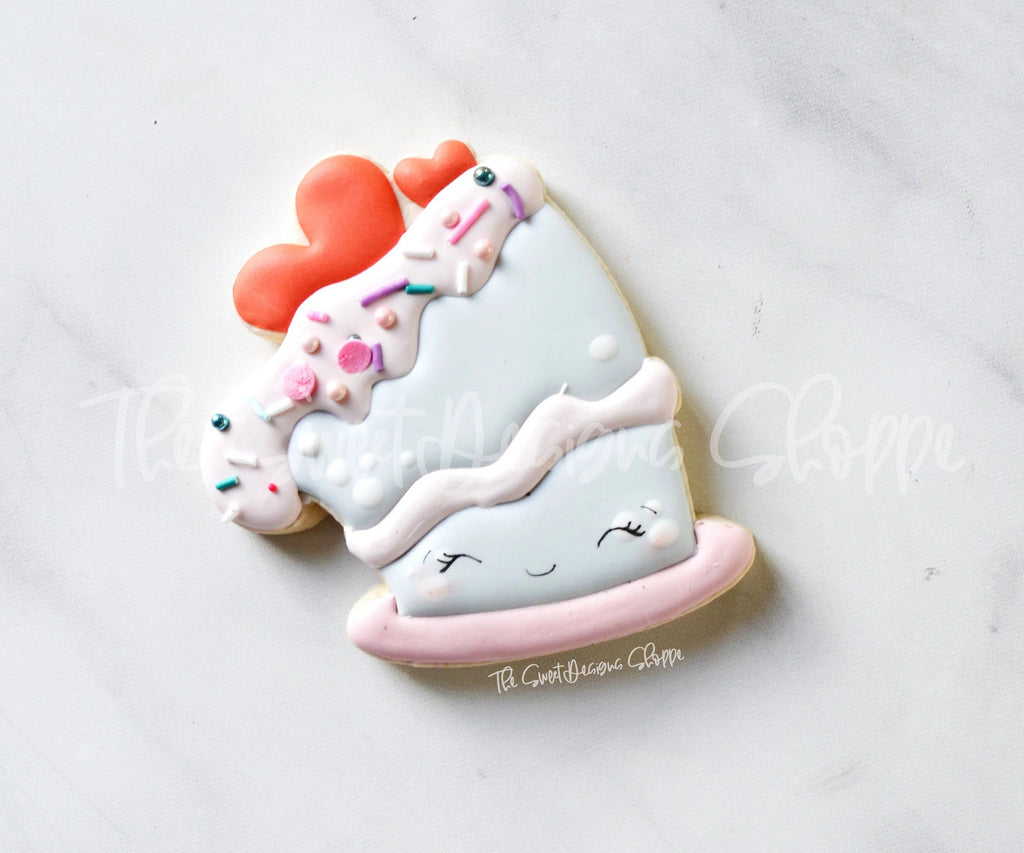 Cookie Cutters - Love Cake - Cookie Cutter - The Sweet Designs Shoppe - - ALL, Birthday, Cookie Cutter, Promocode, Sweet, Sweets, valentines