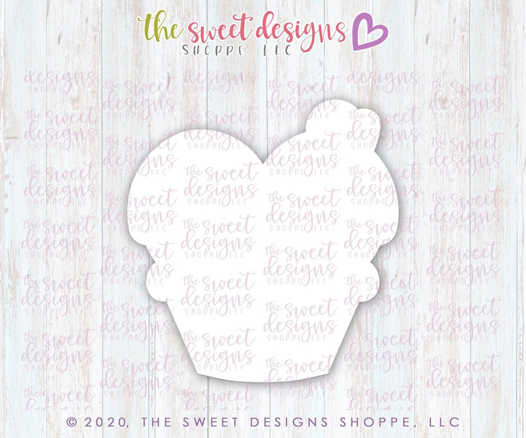 Cookie Cutters - Love Ice Cream - Cookie Cutter - The Sweet Designs Shoppe - TSDS - - ALL,cone,Cookie Cutter,Food,Food and Beverage,Food beverages,icecream,Promocode,summer,Sweet,Sweets,valentines