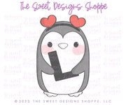 Cookie Cutters - Love Penguins Cookie Cutters Set - Set of 4 - Cookie Cutters - The Sweet Designs Shoppe - TSDS - - ALL,Animal,Animals,Animals and Insects,Cookie Cutter,Mini Sets,Promocode,regular sets,set,valentine,Valentine's
