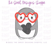 Cookie Cutters - Love Penguins Cookie Cutters Set - Set of 4 - Cookie Cutters - The Sweet Designs Shoppe - TSDS - - ALL,Animal,Animals,Animals and Insects,Cookie Cutter,Mini Sets,Promocode,regular sets,set,valentine,Valentine's
