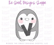 Cookie Cutters - Love Penguins Cookie Cutters Set - Set of 4 - Cookie Cutters - The Sweet Designs Shoppe - TSDS - - ALL,Animal,Animals,Animals and Insects,Cookie Cutter,Mini Sets,Promocode,regular sets,set,valentine,Valentine's