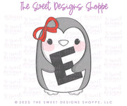 Cookie Cutters - Love Penguins Cookie Cutters Set - Set of 4 - Cookie Cutters - The Sweet Designs Shoppe - TSDS - - ALL,Animal,Animals,Animals and Insects,Cookie Cutter,Mini Sets,Promocode,regular sets,set,valentine,Valentine's