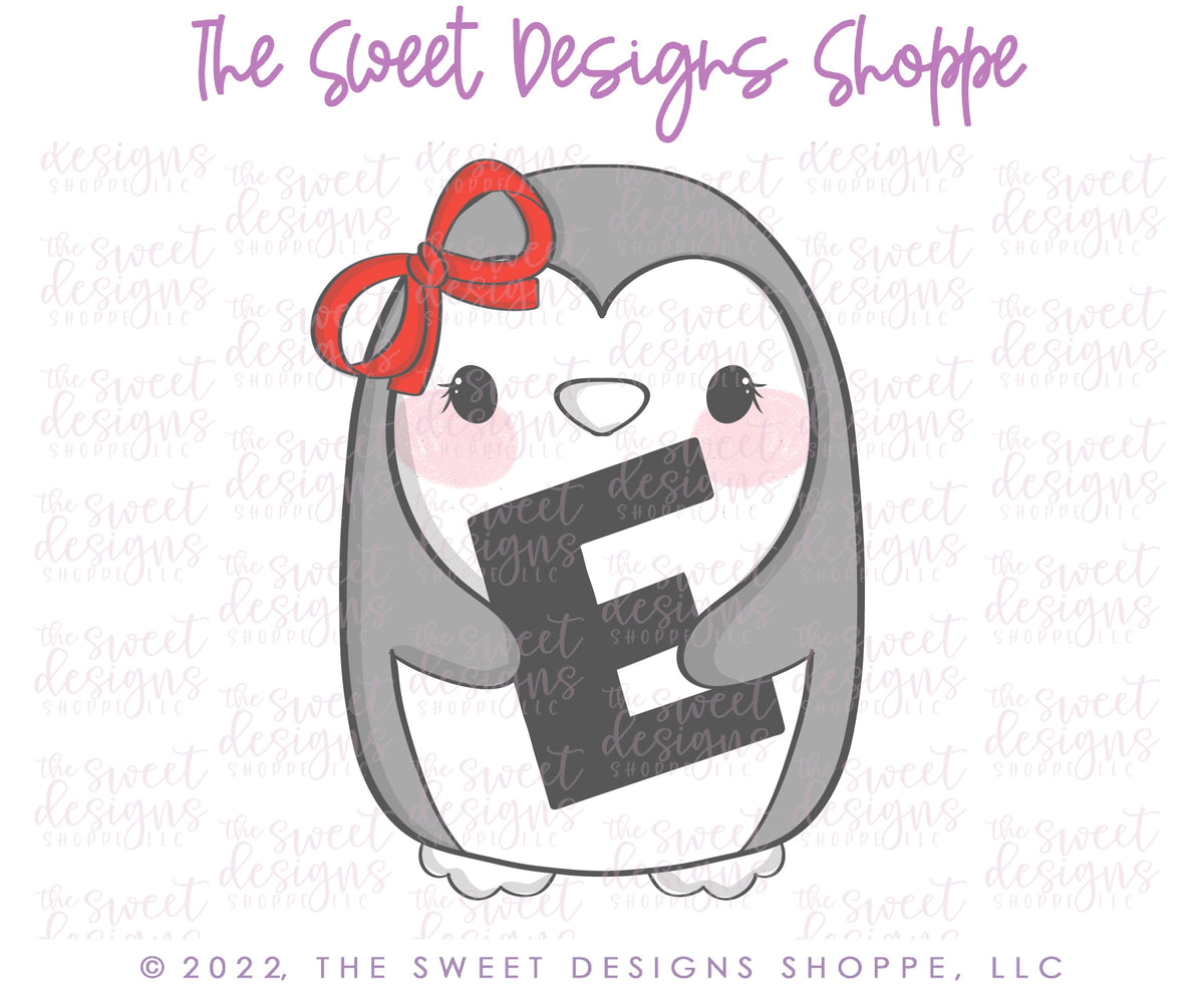 Cookie Cutters - Love Penguins Cookie Cutters Set - Set of 4 - Cookie Cutters - The Sweet Designs Shoppe - TSDS - - ALL,Animal,Animals,Animals and Insects,Cookie Cutter,Mini Sets,Promocode,regular sets,set,valentine,Valentine's