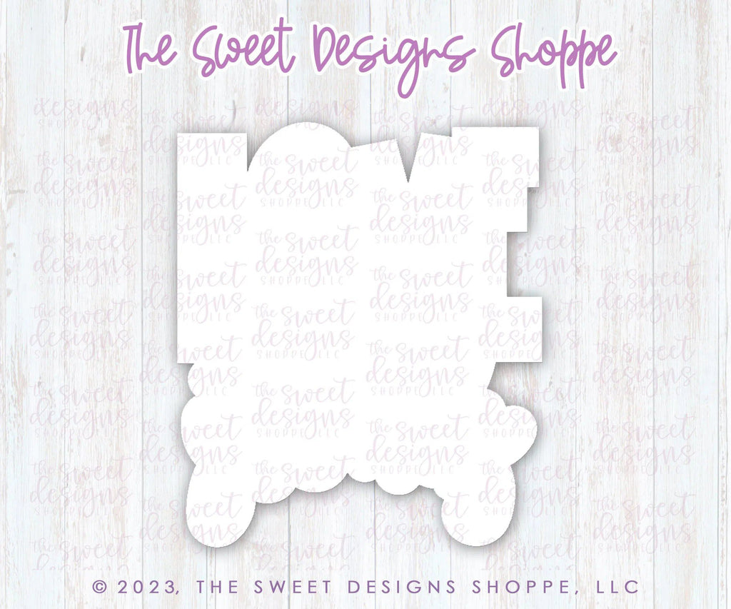Cookie Cutters - LOVE Stinks Plaque - Cookie Cutter - The Sweet Designs Shoppe - TSDS - - ALL,Cookie Cutter,Love,love stinks,Plaque,Plaques,PLAQUES HANDLETTERING,Promocode,valentines