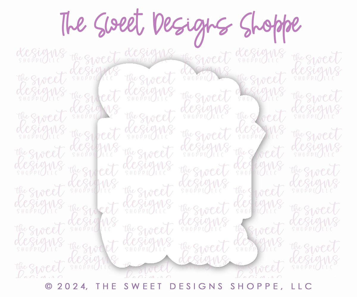 Cookie Cutters - Love u Berry / Cherry much Plaque - Cookie Cutter - The Sweet Designs Shoppe - TSDS - - ALL,Cookie Cutter,Fruits and Vegetables,Plaque,Plaques,PLAQUES HANDLETTERING,Promocode,STL,valentine,Valentines