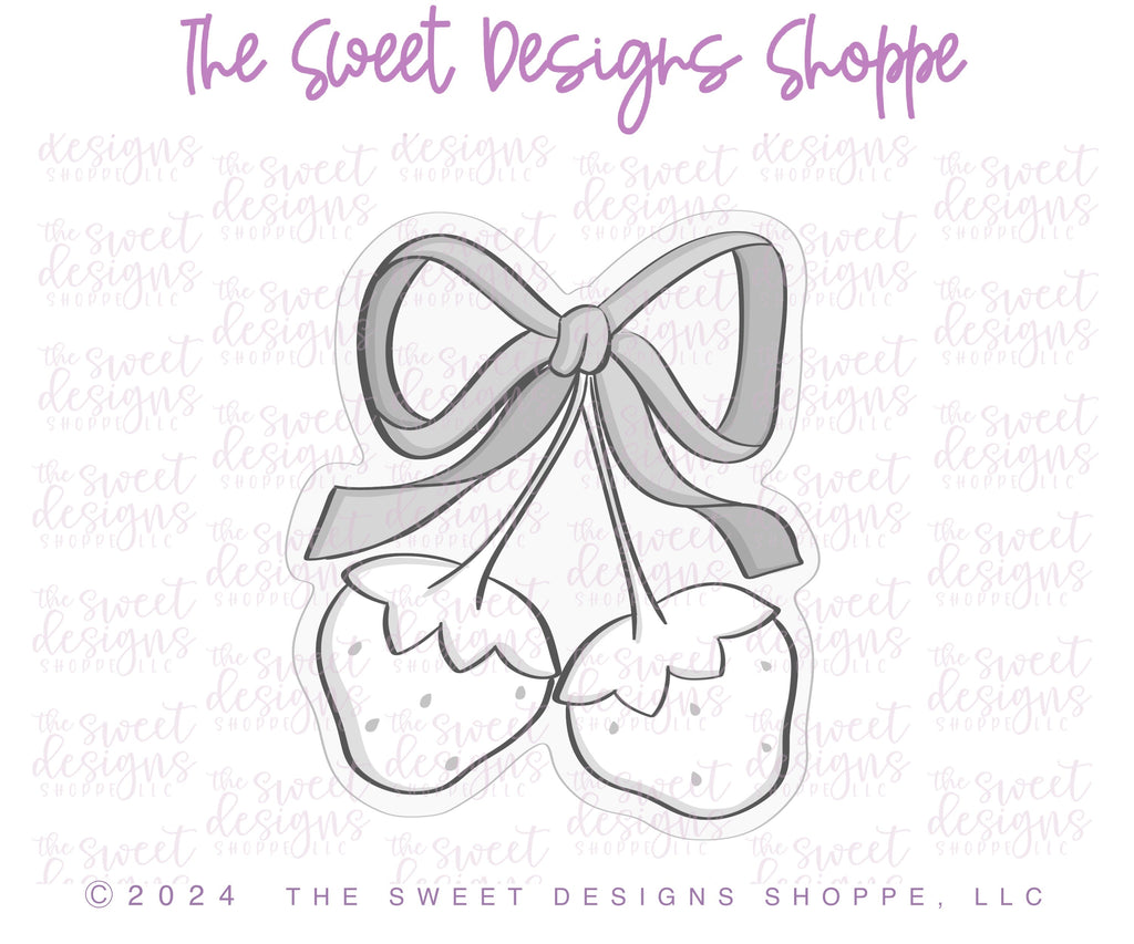 Cookie Cutters - Love U Berry Much Set - Set of 2 - Cookie Cutters - The Sweet Designs Shoppe - TSDS - - ALL,Cookie Cutter,fruit,fruits,Fruits and Vegetables,Love,Promocode,regular sets,set,STL,valentine,Valentines