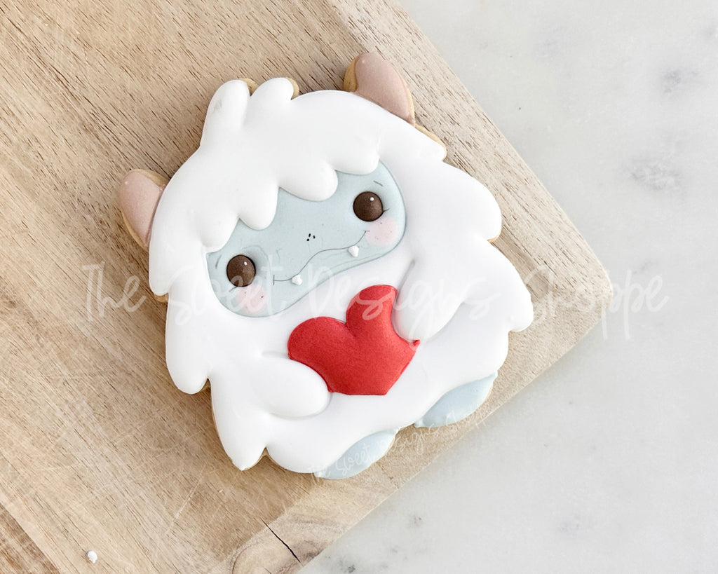 Cookie Cutters - Love Yeti - Cookie Cutter - The Sweet Designs Shoppe - TSDS - - ALL,Cookie Cutter,kids,Kids / Fantasy,Promocode,STL,valentine,Valentines,Yeti