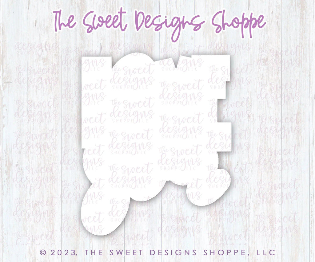 Cookie Cutters - LOVE You Plaque - Cookie Cutter - The Sweet Designs Shoppe - TSDS - - ALL,Cookie Cutter,Love,love yoy,Plaque,Plaques,PLAQUES HANDLETTERING,Promocode,valentines