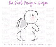 Cookie Cutters - Lovely Bunny - Cookie Cutter - The Sweet Designs Shoppe - TSDS - - ALL,Animal,Animals,Animals and Insects,Baby / Kids,baby toys,Bunny,Cookie Cutter,Easter,Easter / Spring,kid,kids,Promocode,STL,toy,toys