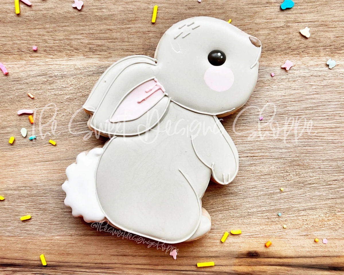 Cookie Cutters - Lovely Bunny - Cookie Cutter - The Sweet Designs Shoppe - TSDS - - ALL,Animal,Animals,Animals and Insects,Baby / Kids,baby toys,Bunny,Cookie Cutter,Easter,Easter / Spring,kid,kids,Promocode,STL,toy,toys