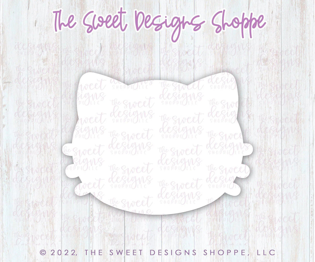 Cookie Cutters - Lovely Cat Face - Cookie Cutter - The Sweet Designs Shoppe - - ALL, Animal, Animals, Animals and Insects, Cookie Cutter, hello kitty, Promocode, valentine, valentines