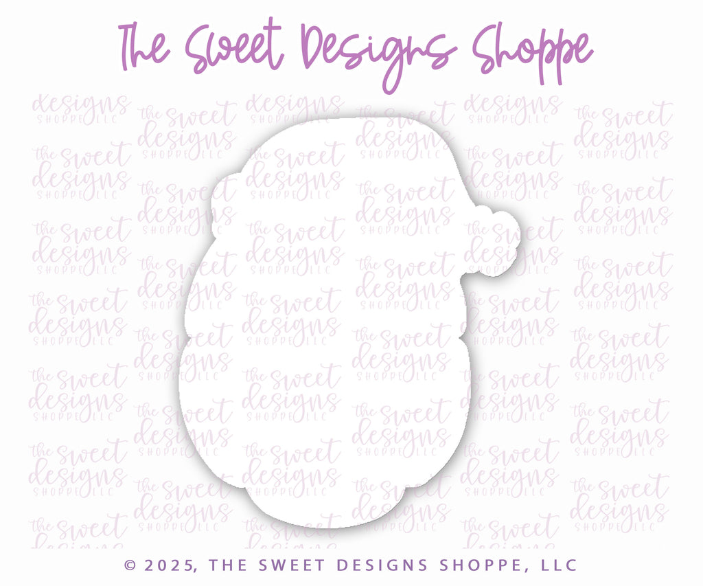 Cookie Cutters - Lovely Classic Santa and Christmas Plaque Cookie Cutter Set - Set of 2 - Cookie Cutters - The Sweet Designs Shoppe - TSDS - - ALL,Christmas,Christmas / Winter,claus,clause,Cookie Cutter,new,PLAQUES HANDLETTERING,Promocode,regular sets,Santa,Santa Claus,Santa Face,set,STL