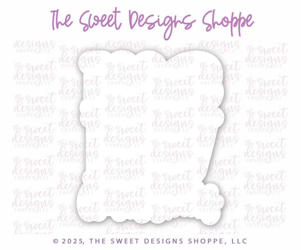 Cookie Cutters - Lovely Classic Santa and Christmas Plaque Cookie Cutter Set - Set of 2 - Cookie Cutters - The Sweet Designs Shoppe - TSDS - - ALL,Christmas,Christmas / Winter,claus,clause,Cookie Cutter,new,PLAQUES HANDLETTERING,Promocode,regular sets,Santa,Santa Claus,Santa Face,set,STL
