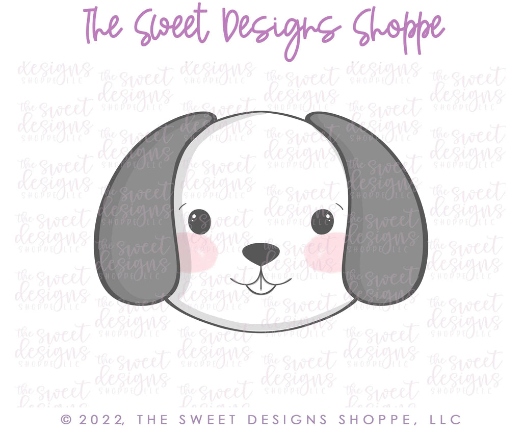 Cookie Cutters - Lovely Dog Face - Cookie Cutter - Sweet Designs Shoppe - - ALL, Animal, Animals, Animals and Insects, Cookie Cutter, dog, dog face, dogface, Promocode, valentine, valentines