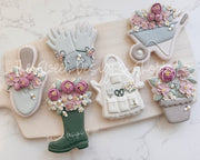 Cookie Cutters - Lovely Garden Set - Set of 6 - Cookie Cutters - The Sweet Designs Shoppe - TSDS - - ALL,Cookie Cutter,garden,gardening,hobbie,Hobbies,Hobbies and Camping,hobby,MOM,mother,mothers,Mothers Day,Promocode,regular sets,set,STL