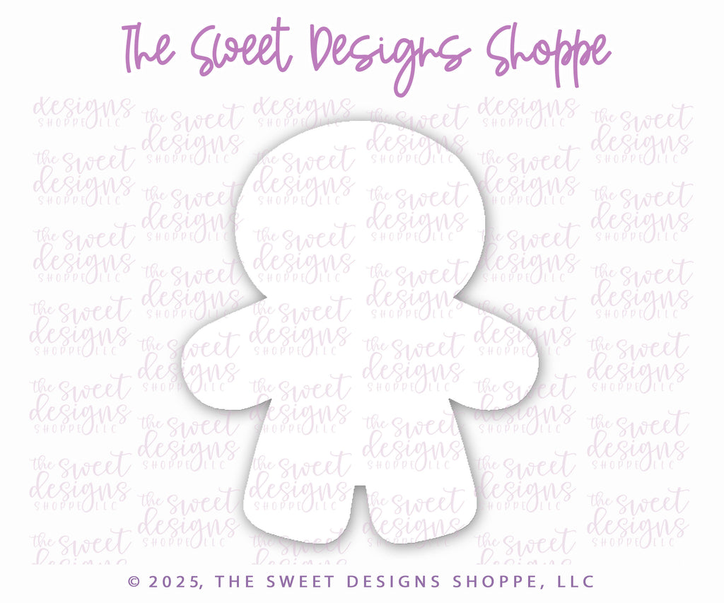 Cookie Cutters - Lovely Gingerbread Boy - Cookie Cutter - The Sweet Designs Shoppe - TSDS - - ALL,Christmas,Christmas / Winter,Cookie Cutter,Ginger boy,ginger bread,Ginger girl,Gingerboy,gingerbread,gingerbread man,Gingergirl,new,Promocode,STL