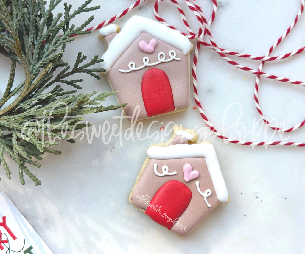 Cookie Cutters - Lovely GingerHouse - Cookie Cutter - Sweet Designs Shoppe - - ALL, Christmas, Christmas / Winter, Christmas Cookies, Cookie Cutter, Ginger boy, ginger bread, Ginger girl, Gingerboy, gingerbread, gingerbread man, Gingergirl, GingerHouse, home, Promocode