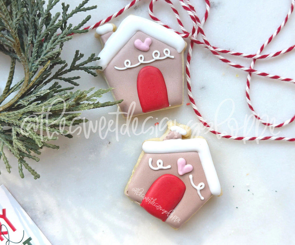 Cookie Cutters - Lovely GingerHouse - Cookie Cutter - The Sweet Designs Shoppe - - ALL, Christmas, Christmas / Winter, Christmas Cookies, Cookie Cutter, Ginger boy, ginger bread, Ginger girl, Gingerboy, gingerbread, gingerbread man, Gingergirl, GingerHouse, home, Promocode