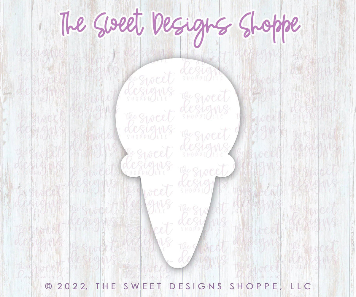 Cookie Cutters - Lovely Ice Cream - Cookie Cutter - The Sweet Designs Shoppe - TSDS - - ALL,celebration,cone,Cookie Cutter,dad,Father,Fathers Day,Food,Food & Beverages,grandfather,Ice Cream,icecream,pop,popscicle,Promocode,STL,Sweet,Sweets,valentine,valentines