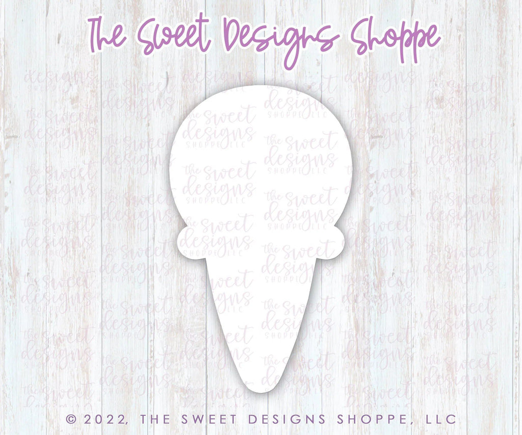 Cookie Cutters - Lovely Ice Cream - Cookie Cutter - The Sweet Designs Shoppe - TSDS - - ALL,celebration,cone,Cookie Cutter,dad,Father,Fathers Day,Food,Food & Beverages,grandfather,Ice Cream,icecream,pop,popscicle,Promocode,Sweet,Sweets,valentine,valentines
