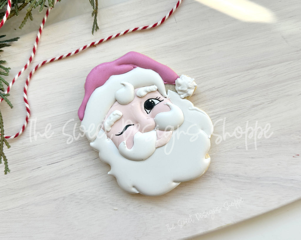 Cookie Cutters - Lovely Vintage Santa Face - Cookie Cutter - The Sweet Designs Shoppe - TSDS - - ALL,Christmas,Christmas / Winter,Cookie Cutter,new,Promocode,Santa,Santa Claus,Santa Face,STL