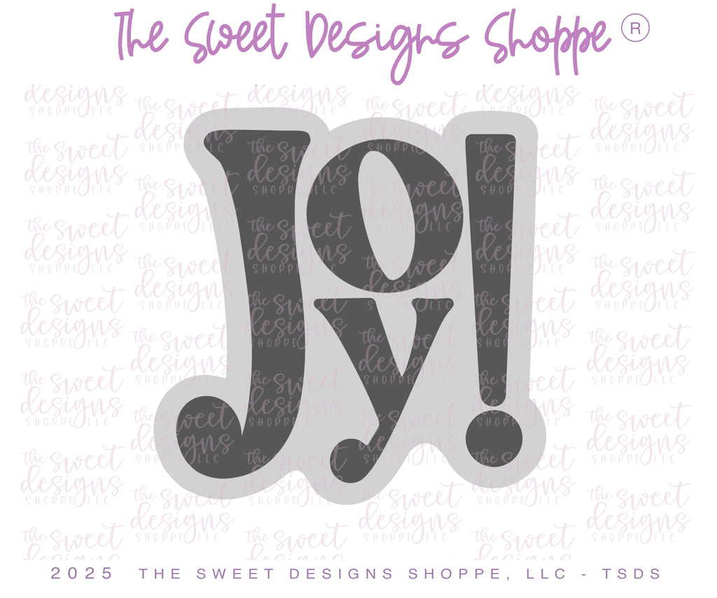 Cookie Cutters - Lovely Vintage Santa Face & Joy Plaque Cookie Cutter Set - Set of 2 - Cookie Cutters - The Sweet Designs Shoppe - TSDS - - ALL,Christmas,Christmas / Winter,claus,clause,Cookie Cutter,new,PLAQUES HANDLETTERING,Promocode,regular sets,Santa,Santa Claus,Santa Face,set,STL