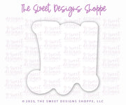 Cookie Cutters - Lovely Vintage Santa Face & Joy Plaque Cookie Cutter Set - Set of 2 - Cookie Cutters - The Sweet Designs Shoppe - TSDS - - ALL,Christmas,Christmas / Winter,claus,clause,Cookie Cutter,PLAQUES HANDLETTERING,Promocode,regular sets,Santa,Santa Claus,Santa Face,set,STL