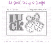 Cookie Cutters - Luck and Clover St Patrick's Set - Set of 2 - Cookie Cutters - The Sweet Designs Shoppe - TSDS - - ALL,Cookie Cutter,Mini Set,Mini Sets,Promocode,regular sets,set,ST PATRICK,st patricks,St Patrick’s Day,STL
