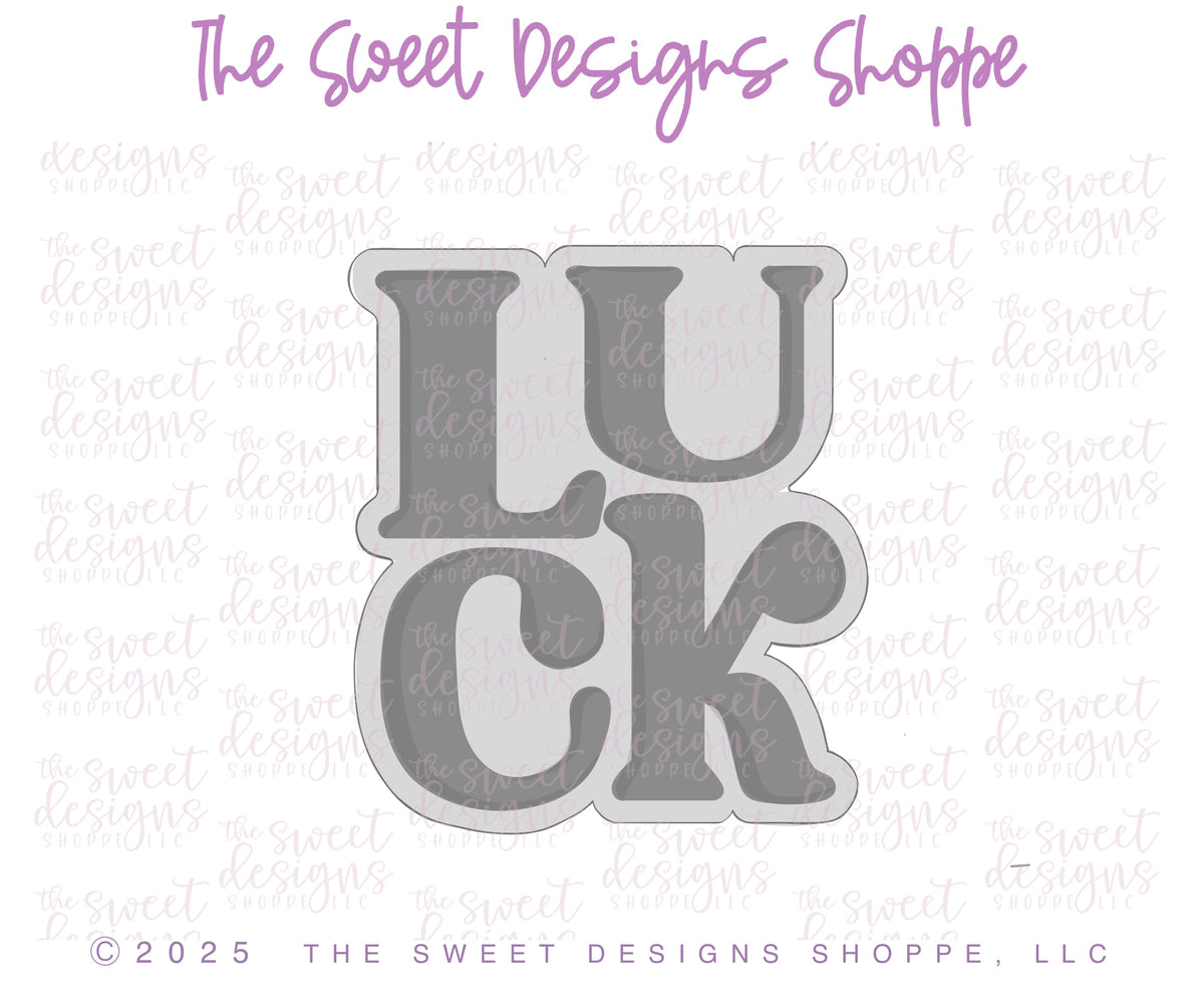 Cookie Cutters - Luck and Clover St Patrick's Set - Set of 2 - Cookie Cutters - The Sweet Designs Shoppe - TSDS - - ALL,Cookie Cutter,Mini Set,Mini Sets,Promocode,regular sets,set,ST PATRICK,st patricks,St Patrick’s Day,STL
