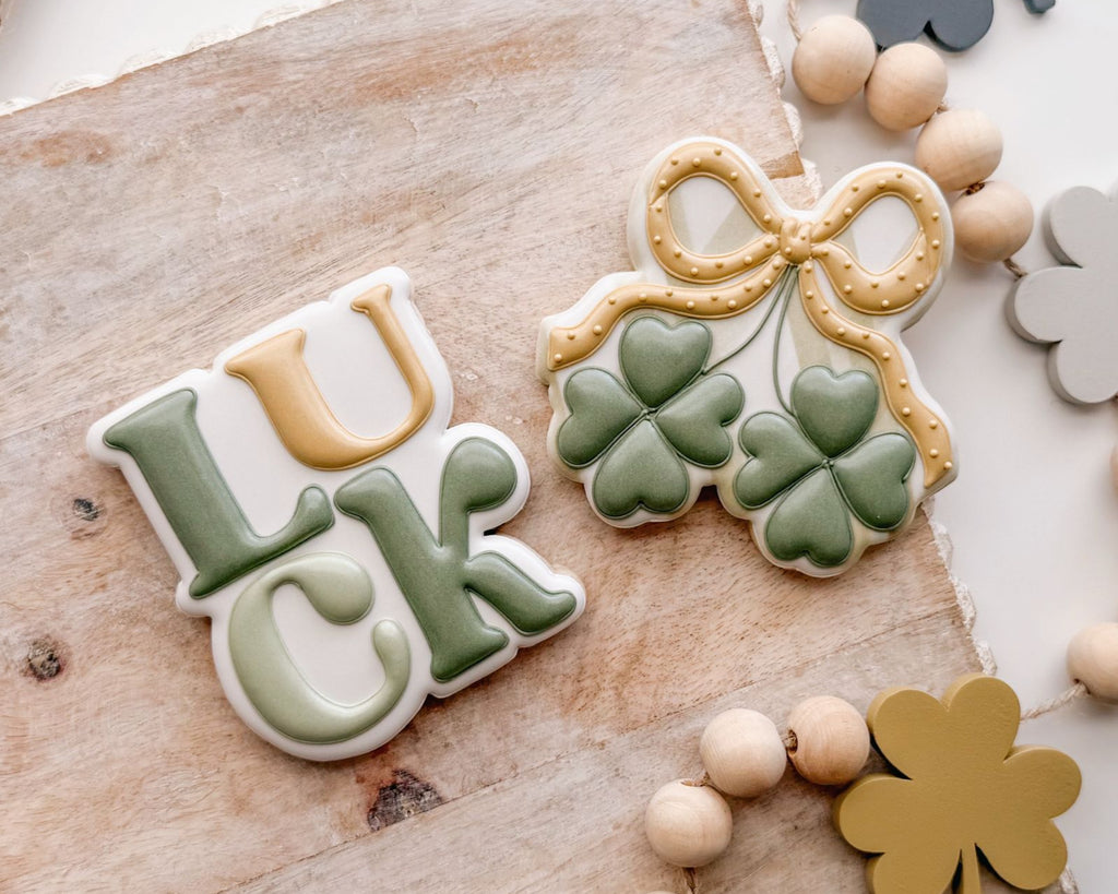 Cookie Cutters - Luck and Clover St Patrick's Set - Set of 2 - Cookie Cutters - The Sweet Designs Shoppe - TSDS - - ALL,Cookie Cutter,Mini Set,Mini Sets,Promocode,regular sets,set,ST PATRICK,st patricks,St Patrick’s Day,STL
