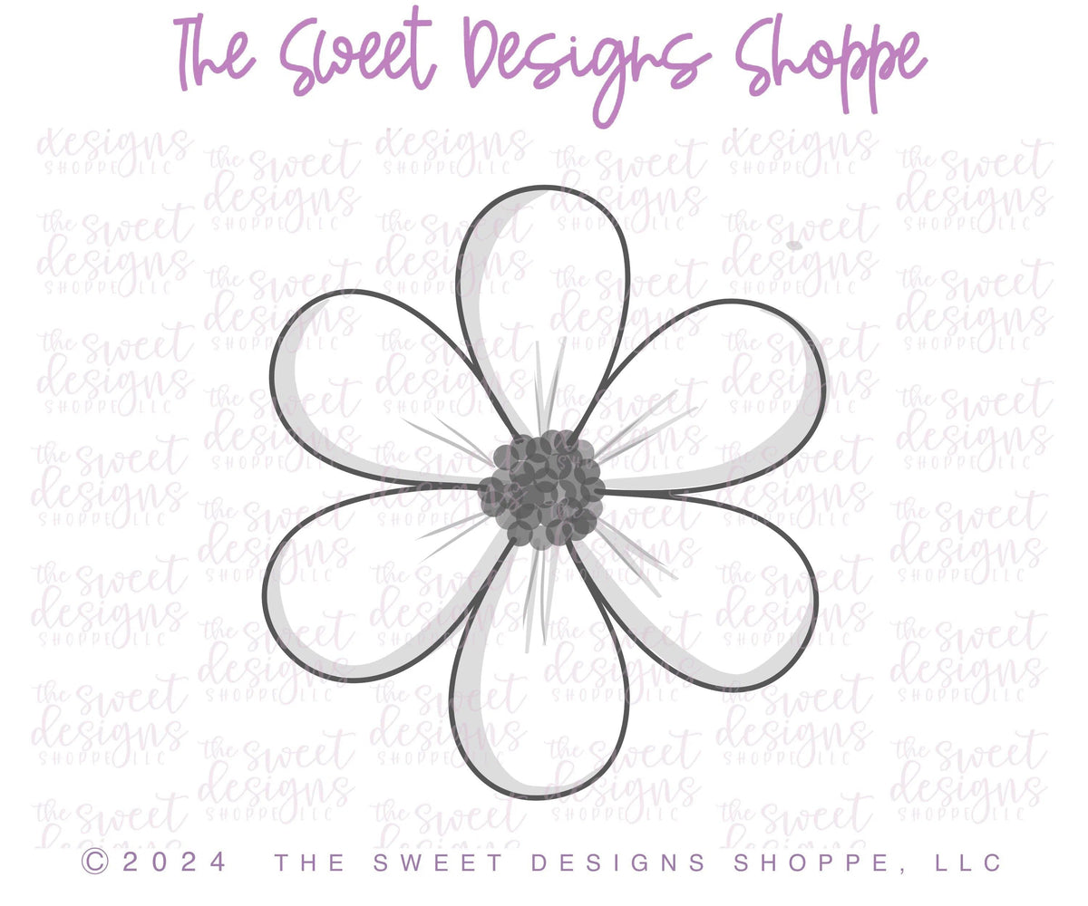 Cookie Cutters - Lucky Daisy - Cookie Cutter - The Sweet Designs Shoppe - TSDS - - ALL,celebration,Clover,Cookie Cutter,Flower,Flowers,Holiday,Leaves and Flowers,Nature,patrick,patrick's,Promocode,ST PATRICK,St. Pat,St. Patricks,STL,Trees Leaves and Flowers,Woodlands Leaves and Flowers