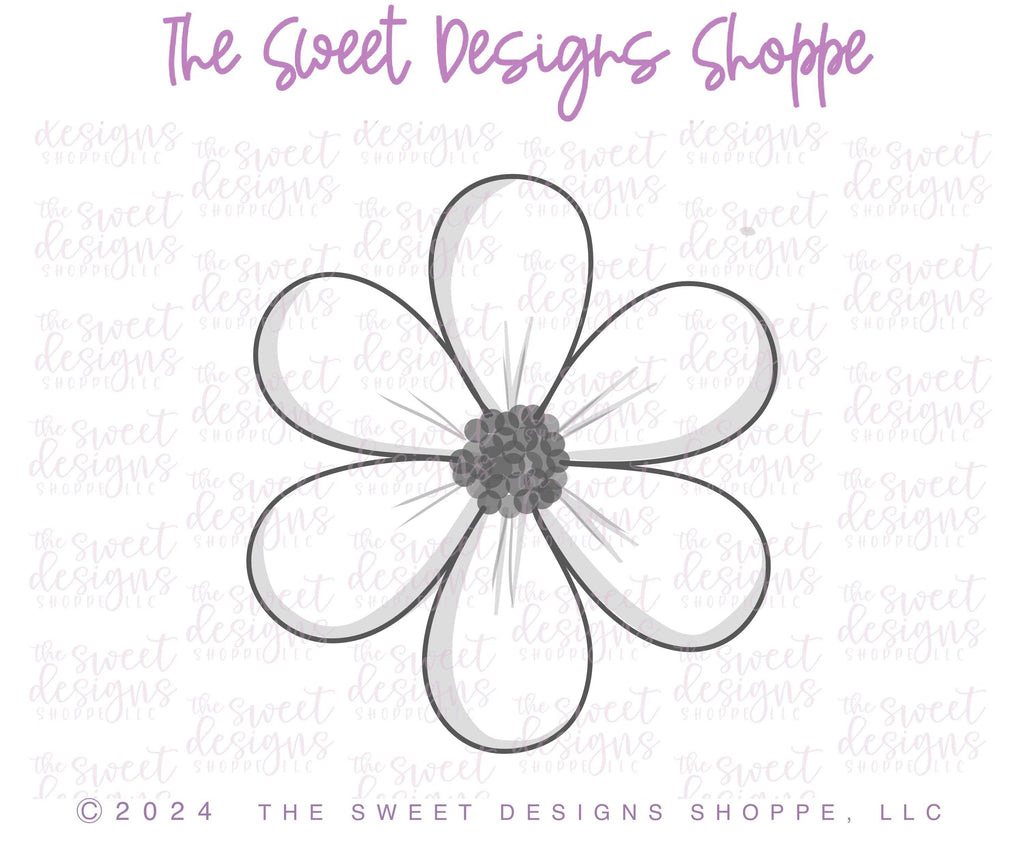 Cookie Cutters - Lucky Daisy - Cookie Cutter - The Sweet Designs Shoppe - TSDS - - ALL,celebration,Clover,Cookie Cutter,Flower,Flowers,Holiday,Leaves and Flowers,Nature,patrick,patrick's,Promocode,ST PATRICK,St. Pat,St. Patricks,STL,Trees Leaves and Flowers,Woodlands Leaves and Flowers