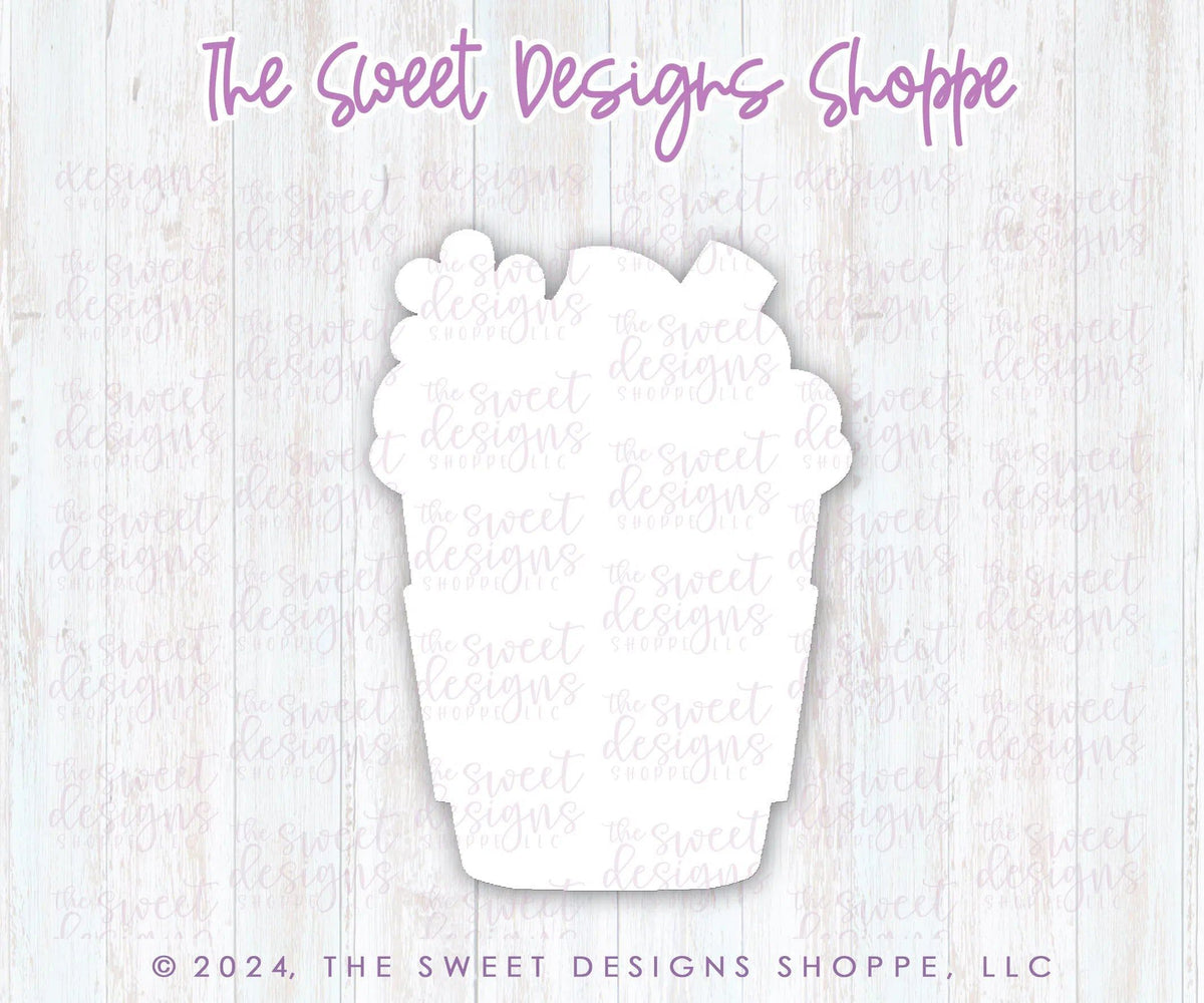 Cookie Cutters - Lucky Iced Coffee- Cookie Cutter - The Sweet Designs Shoppe - TSDS - - ALL,beverage,Coffee,Cookie Cutter,drink,food,Food & Beverages,Promocode,St paddy,ST PATRICK,st patricks,St Patrick’s Day,St. Pat,STL
