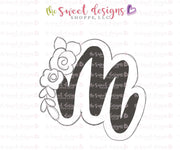 Cookie Cutters - M one in MOM - Cookie Cutter - The Sweet Designs Shoppe - TSDS - - ALL,Cookie Cutter,Customize,Fonts,handlettering,letter,Lettering,Letters,letters and numbers,MOM,mother,mothers DAY,PLAQUES HANDLETTERING,Promocode,text