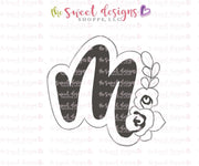 Cookie Cutters - M two in MOM - Cookie Cutter - The Sweet Designs Shoppe - TSDS - - ALL,Cookie Cutter,Customize,Fonts,handlettering,letter,Lettering,Letters,letters and numbers,MOM,mother,mothers DAY,PLAQUES HANDLETTERING,Promocode,text