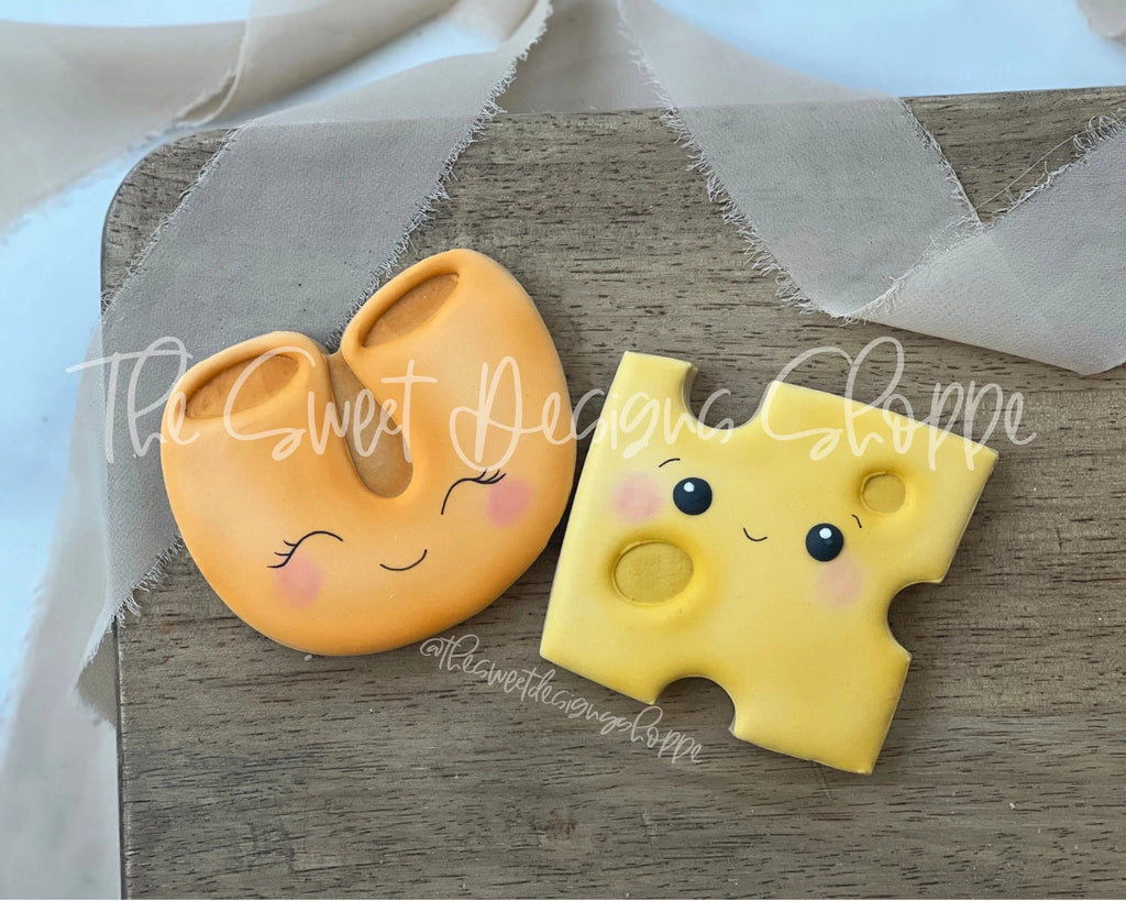 Cookie Cutters - Mac and Cheese Set - 2 Piece Set - Cookie Cutters - The Sweet Designs Shoppe - - ALL, Cookie Cutter, Food, Food and Beverage, Food beverages, Mini Set, Mini Sets, Promocode, regular sets, set, sets, valentine, valentines